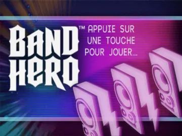 Band Hero screen shot title